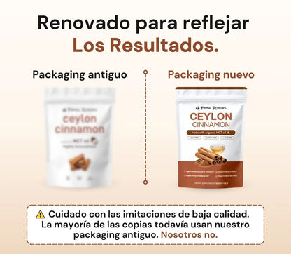 Canela de Ceilán – equivalente a 7.200 mg (con Aceite MCT)